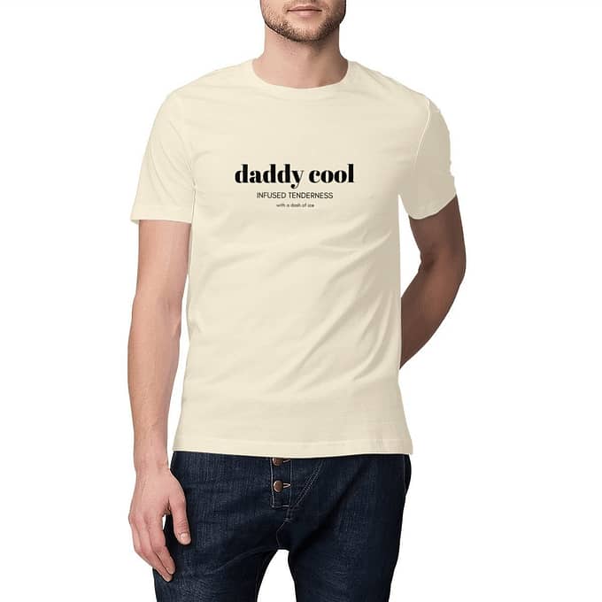 T-shirt Daddy Cool manches courtes - coton bio